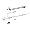 Galvanized Farm Gate Screw Hinge Set